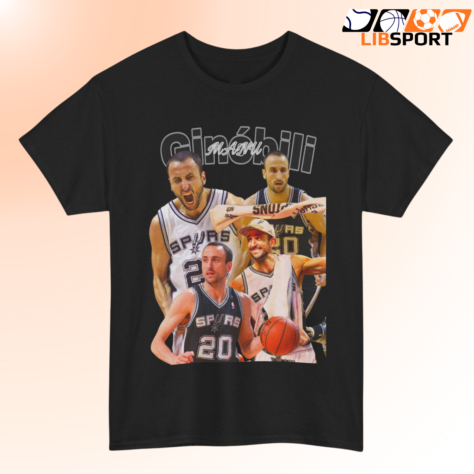 Manu Ginobili T Shirt, San Antonio Spurs Basketball Tee, Game Day Shirt